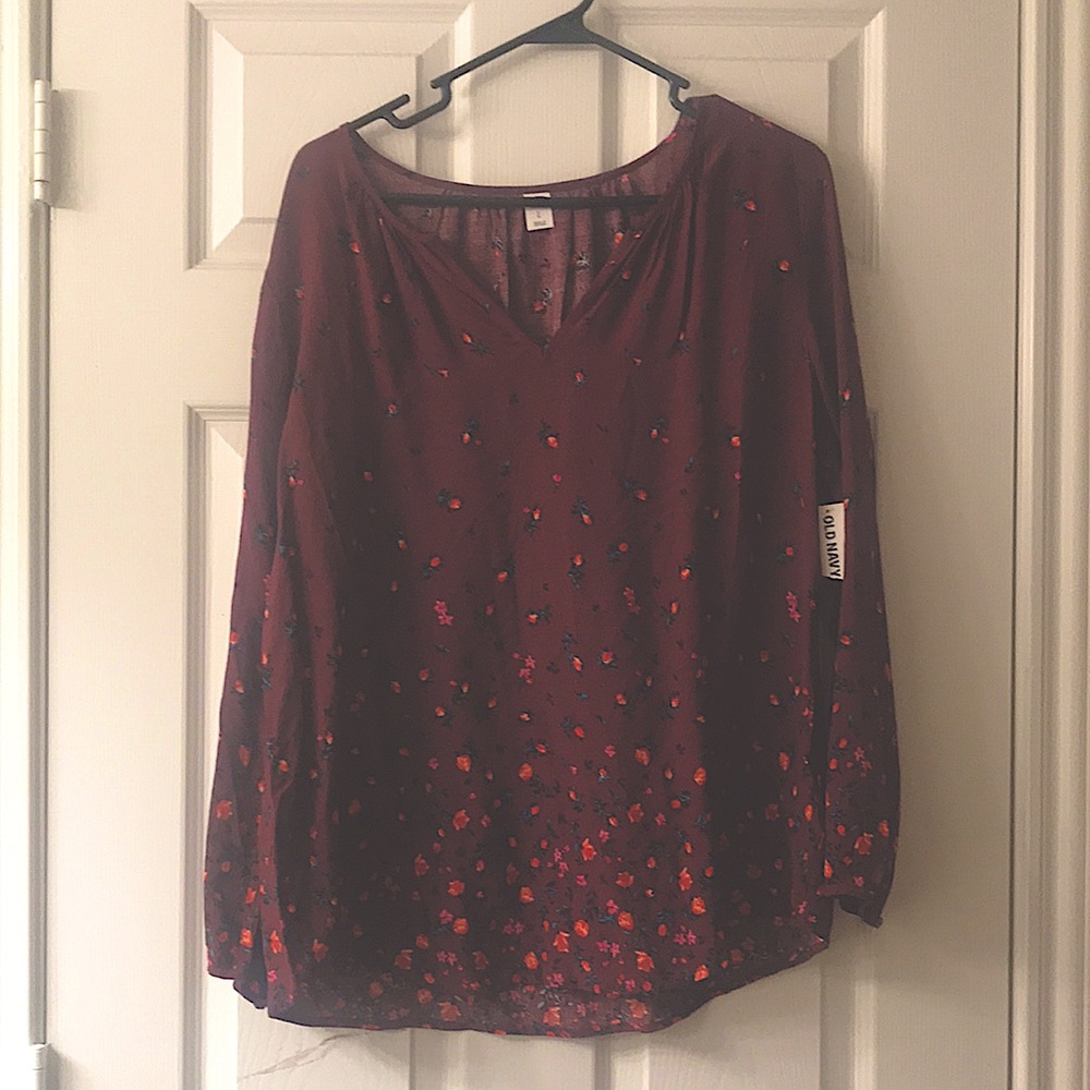 Women’s Long Sleeve Floral Blouse